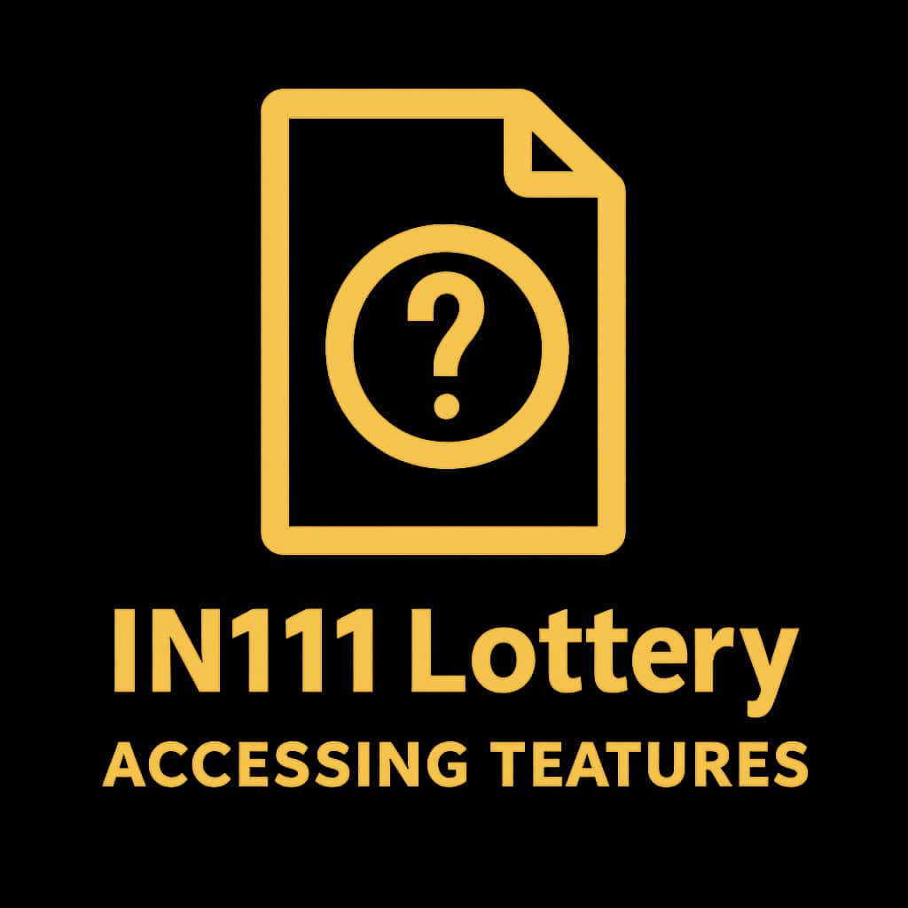 Icon representing access to IN111 Lottery Features.