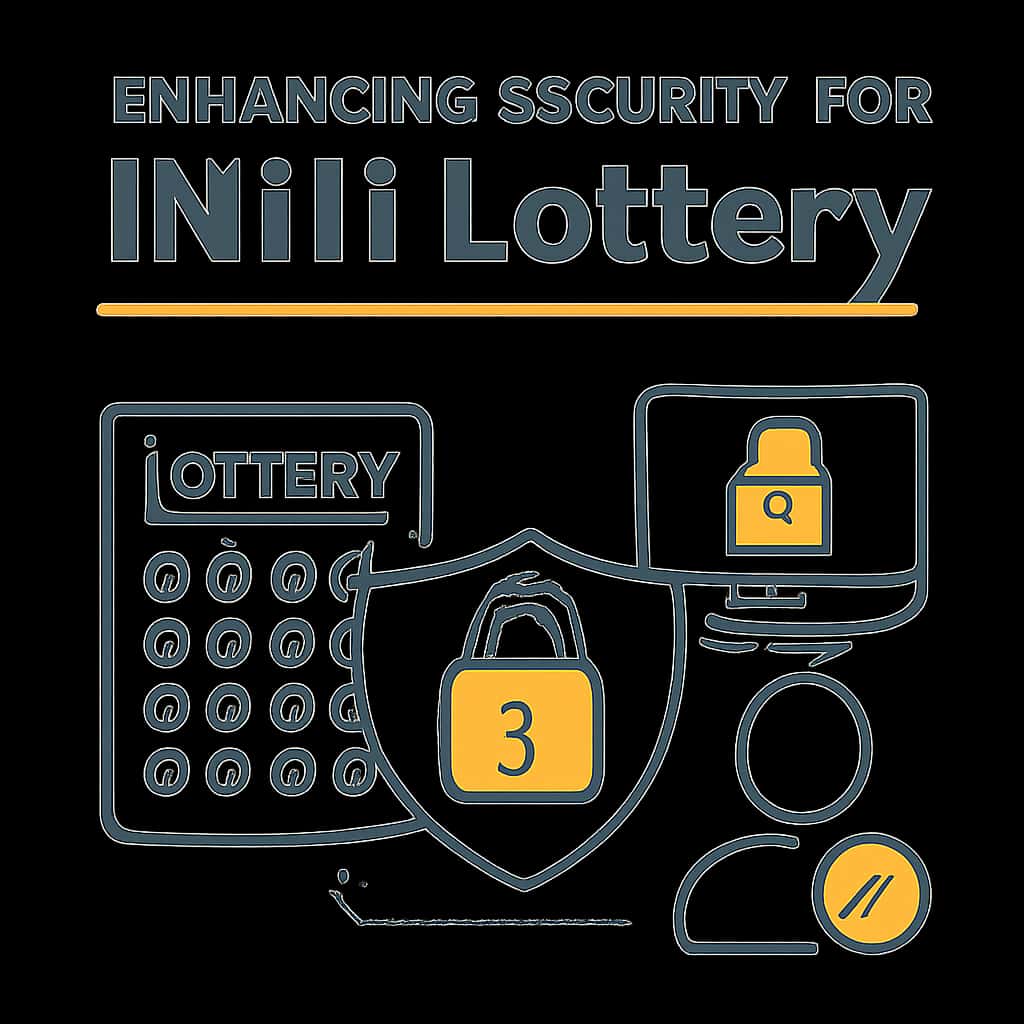 An educational diagram outlining security best practices for IN111 Lottery.