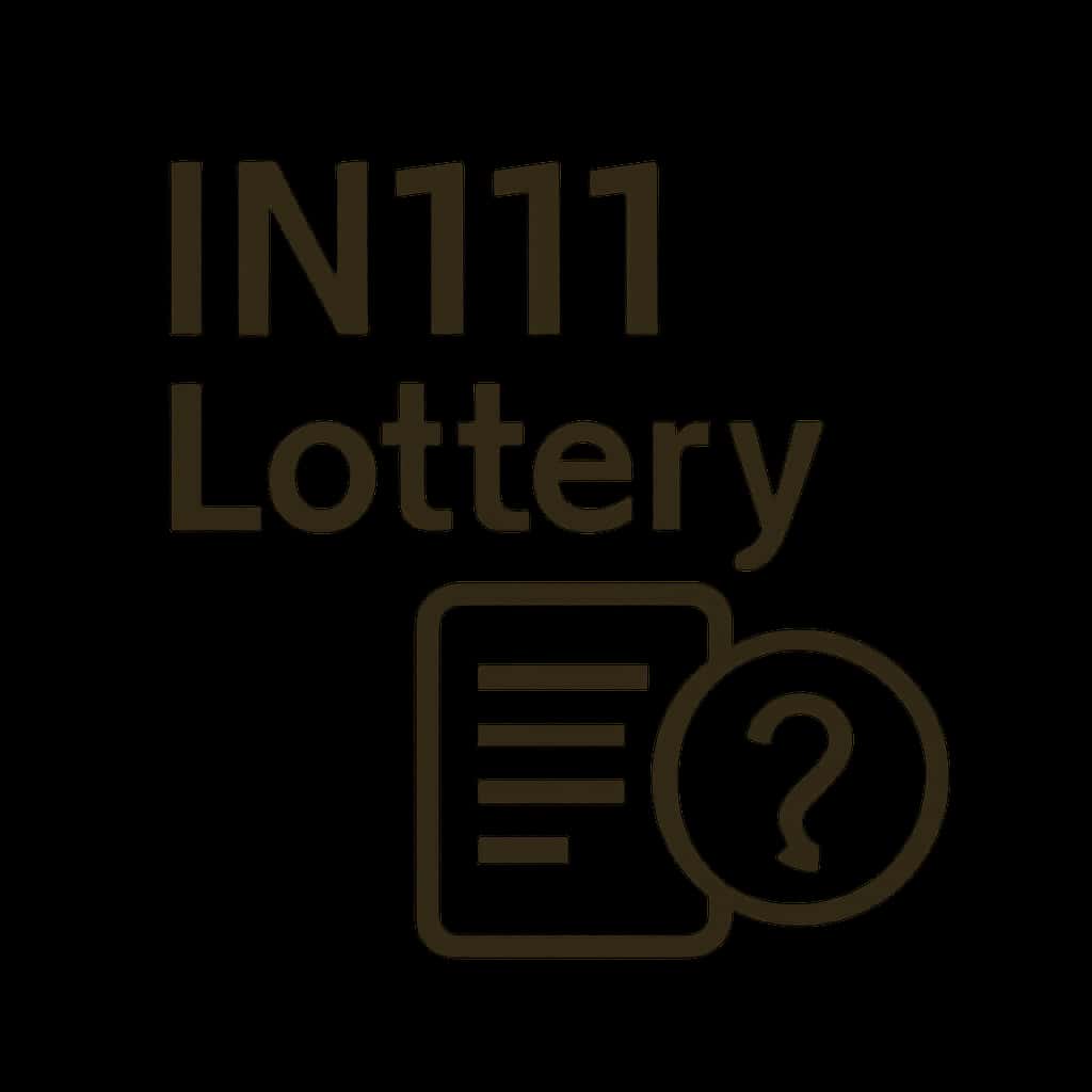 Icon representing IN111 Lottery Account Recovery Guide
