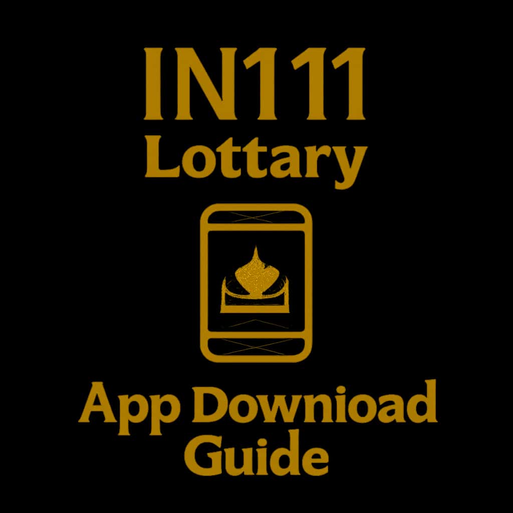 Icon representing IN111 Lottery App Download Guide.