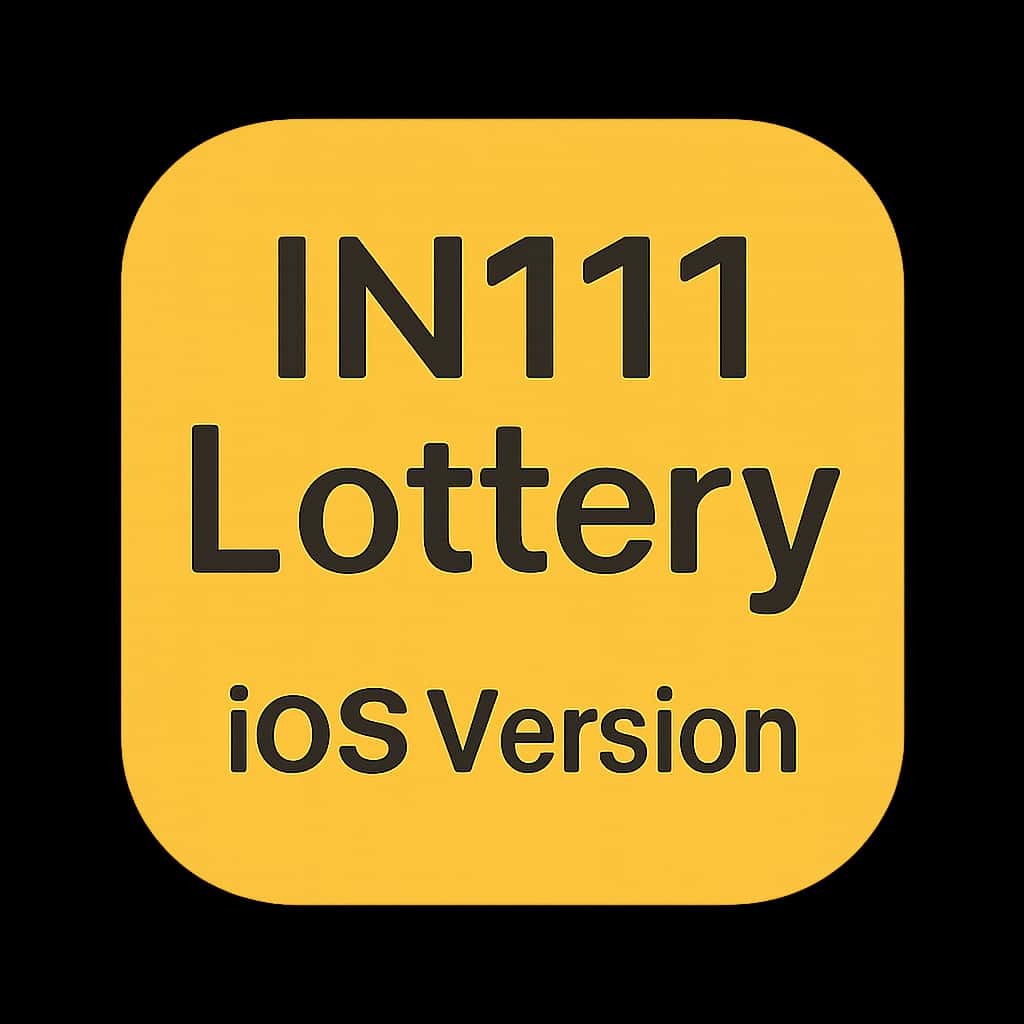 Icon representing the IN111 Lottery iOS Version.