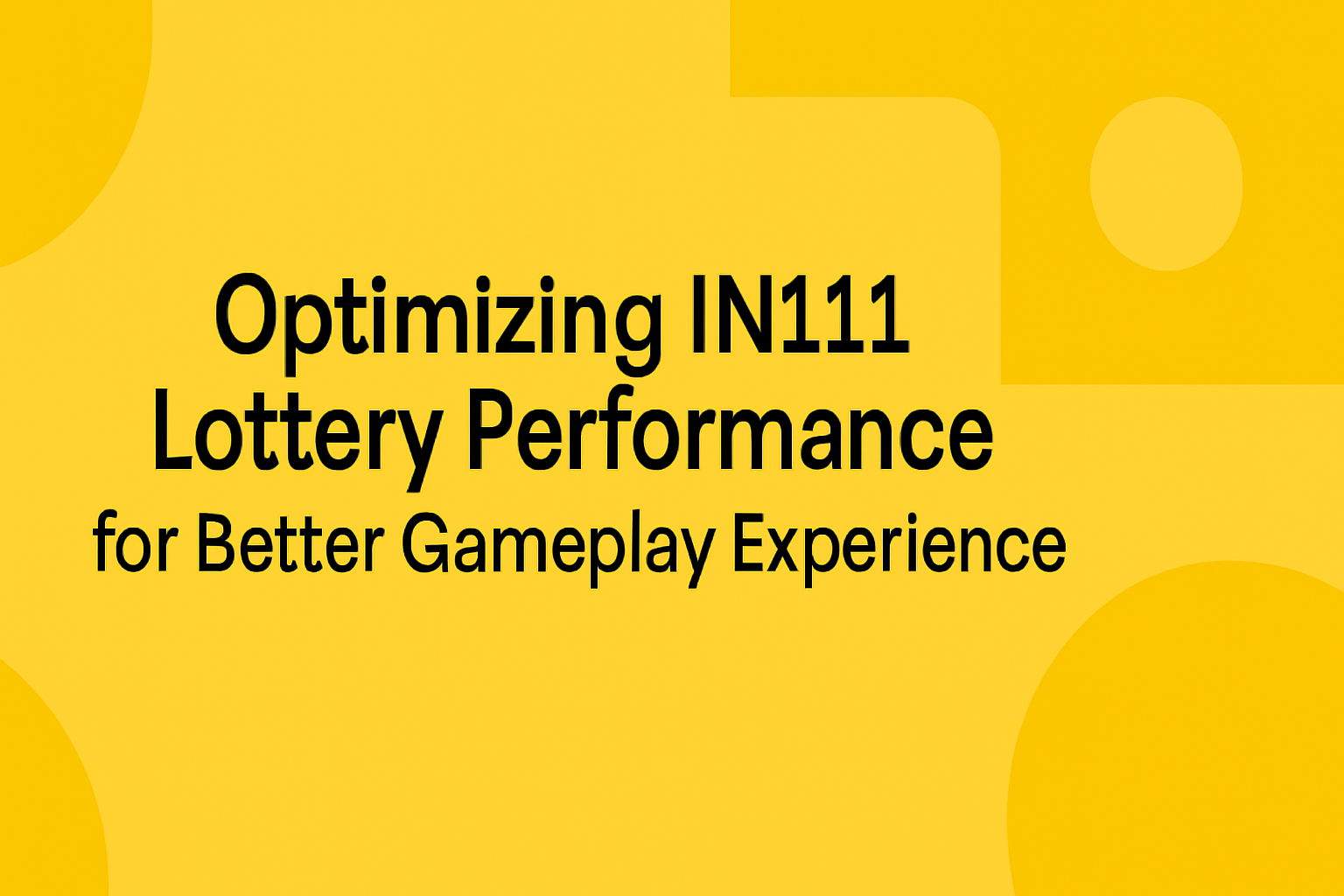 Informational overview of the IN111 Lottery App Download Guide in a futuristic design.