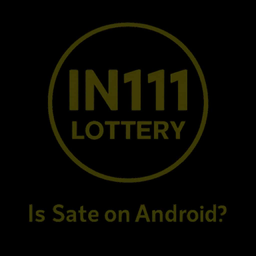 Icon representing the safety of the IN111 Lottery app for Android users.