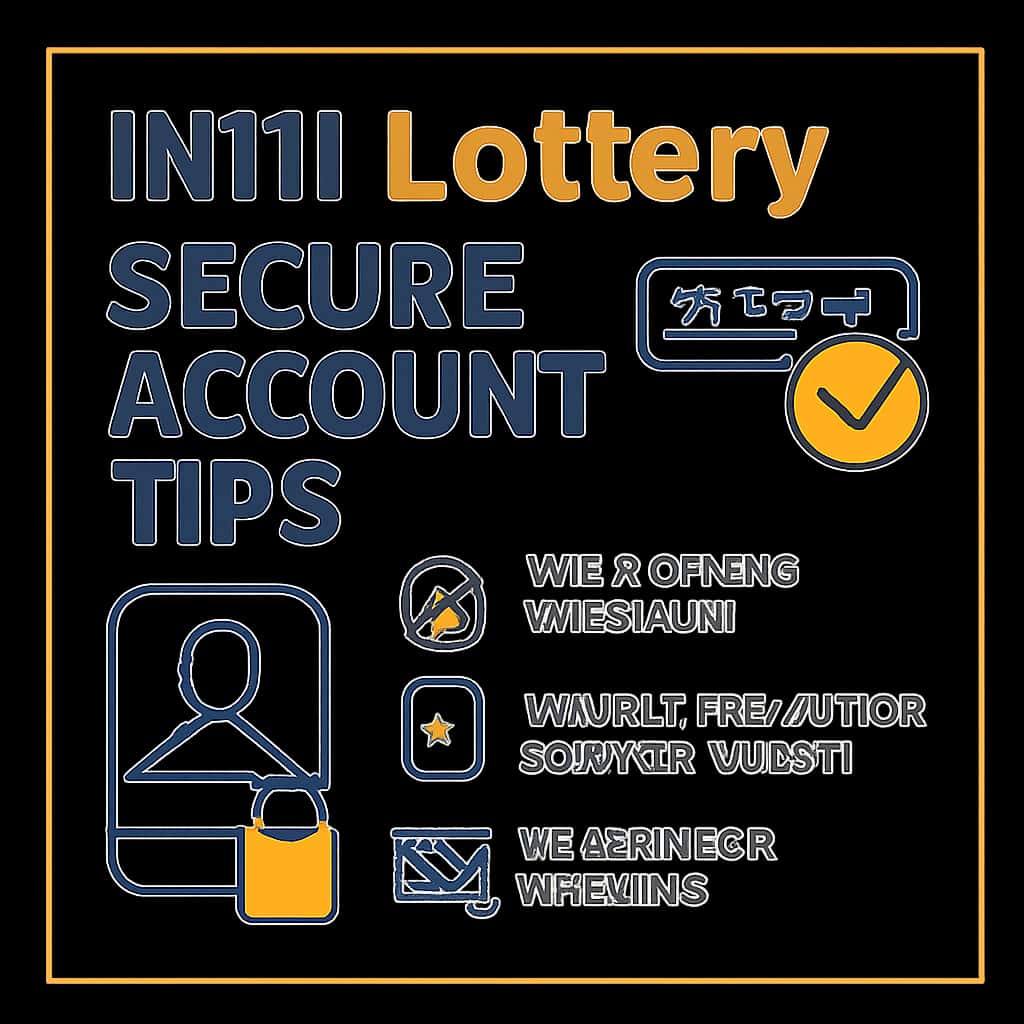 An educational diagram related to securing your IN111 Lottery account.