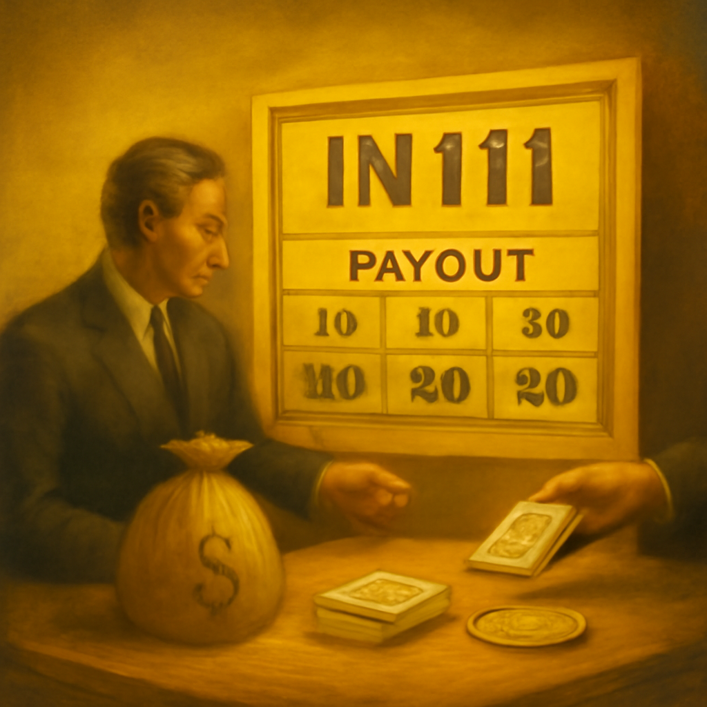 Illustration explaining the compatibility requirements for IN111 Lottery.